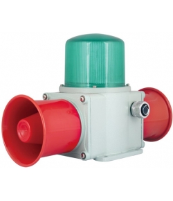 TLRHD2LR Rotating light,Dual horn, heavy-duty, marine sound and light alarm, industrial sound and light alarms, sirens, speakers, sound signaling device