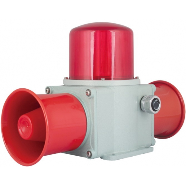 TLRHD2LR 双喇叭 重负荷 LED旋转亮发光 船用声光报警器 工业语音声光报警器 声光报警灯