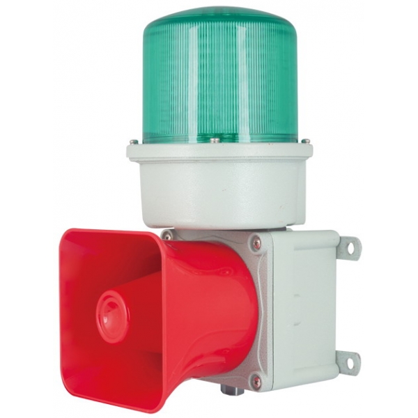 TLNEDL-P 带不锈钢防爆网 铸铝型 重负荷 组合式声光报警器,船用声光报警器 语音声光报警器,一体化声光警示灯