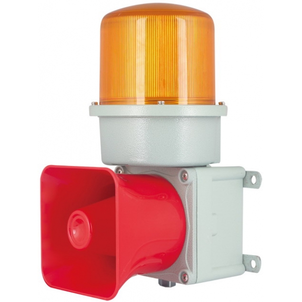 TLNEDL-P 带不锈钢防爆网 铸铝型 重负荷 组合式声光报警器,船用声光报警器 语音声光报警器,一体化声光警示灯