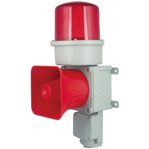 TLEDLS 铸铝型重负荷 LED频闪,爆闪 船用声光报警器 语音声光报警器,一体化声光警示灯