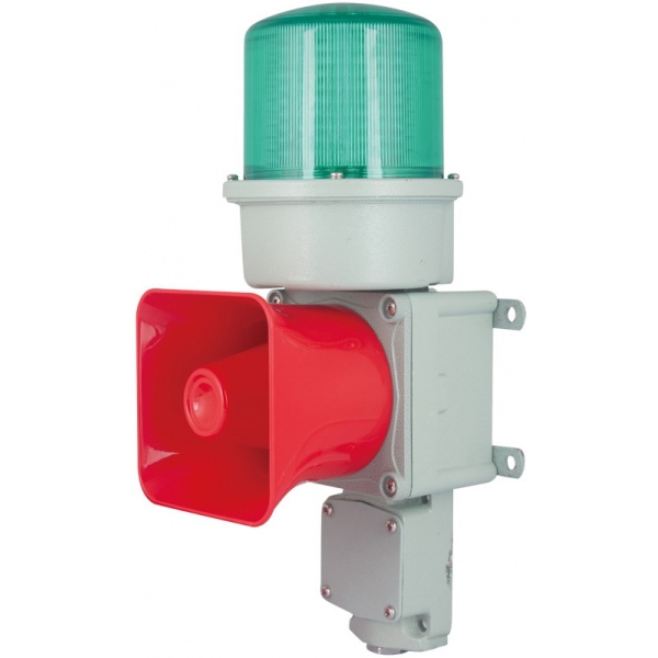 TLEDLS 铸铝型重负荷 LED频闪,爆闪 船用声光报警器 语音声光报警器,一体化声光警示灯