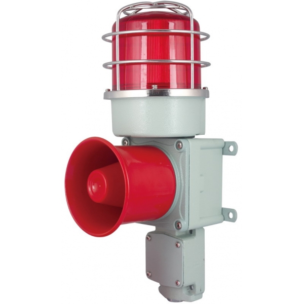 CS35AL 铸铝型重负荷 LED长亮/闪亮发光 船用声光报警器 语音声光报警器 声光警示灯