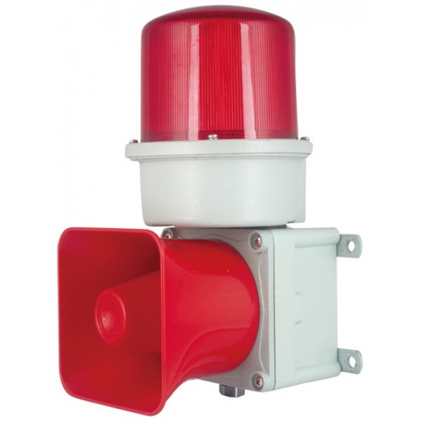 TLNEDL-P 带不锈钢防爆网 铸铝型 重负荷 组合式声光报警器,船用声光报警器 语音声光报警器,一体化声光警示灯