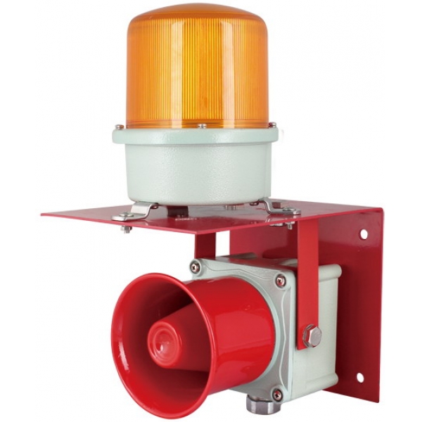 CSA6-P 带防护罩 重负荷 船用声光报警灯 语音声光报警器,天车,行车,港口,钢厂声光报警器