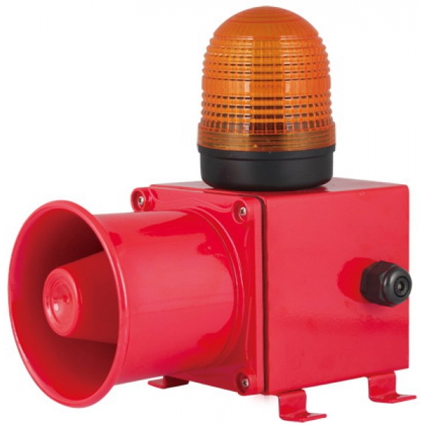 CSR116AL-M 一体化声光报警器 120dB  输送带声光报警器,皮带机语音声光报警器