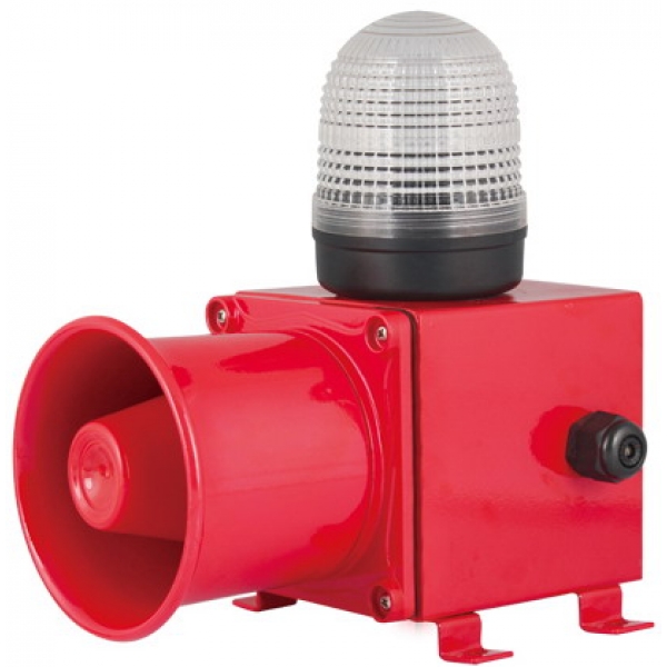 CSR116AL-M 一体化声光报警器 120dB  输送带声光报警器,皮带机语音声光报警器