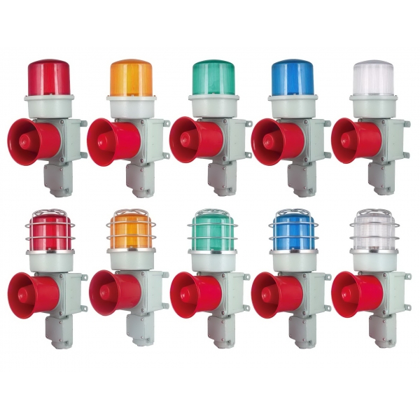 CS35AL 铸铝型重负荷 LED长亮/闪亮发光 船用声光报警器 语音声光报警器 声光警示灯