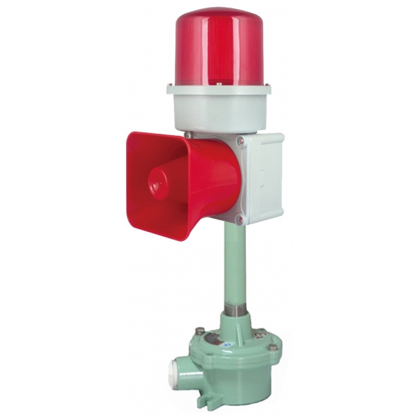 CSFTDL重负荷,船舶用声光报警器,语音声光报警器,港口,码头,带不锈钢防护网罩船用声光报警灯