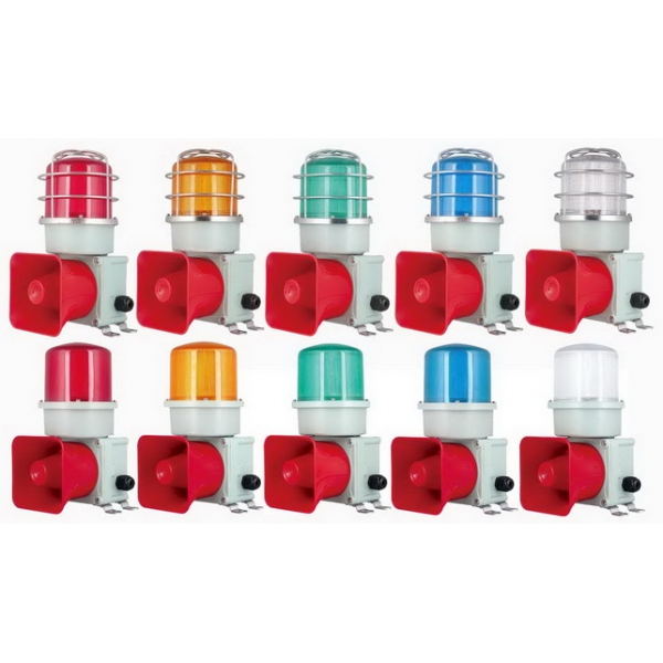 CSNEPL 铸铝型重负荷 LED长亮/闪亮发光 船用声光报警器 语音声光报警器 声光警示灯