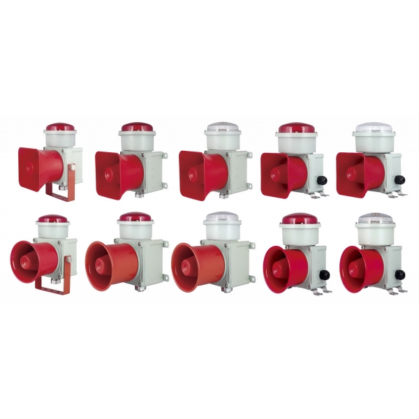 SCSWAL矮灯罩LED重负荷组合式声光报警器,船用声光报警器 语音声光报警器,一体化声光警示灯