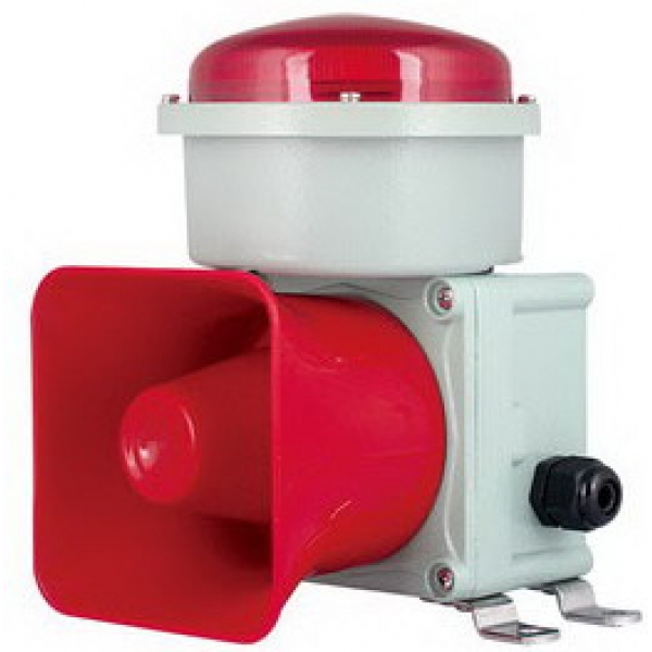 SCSWAL矮灯罩LED重负荷组合式声光报警器,船用声光报警器 语音声光报警器,一体化声光警示灯