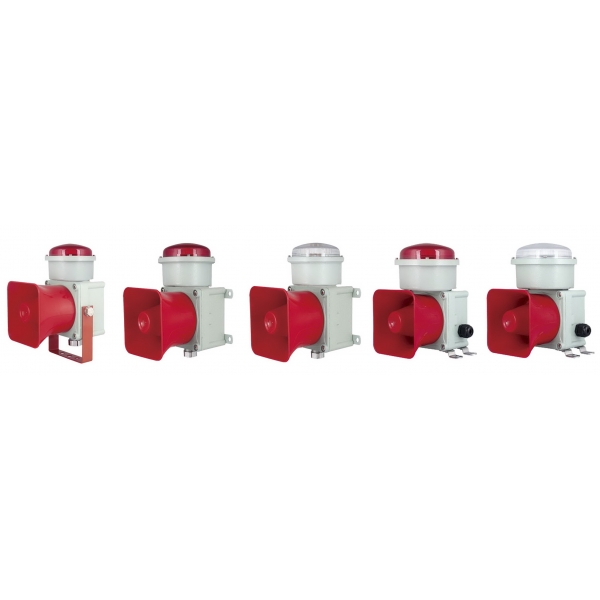 SCSWAL矮灯罩LED重负荷组合式声光报警器,船用声光报警器 语音声光报警器,一体化声光警示灯