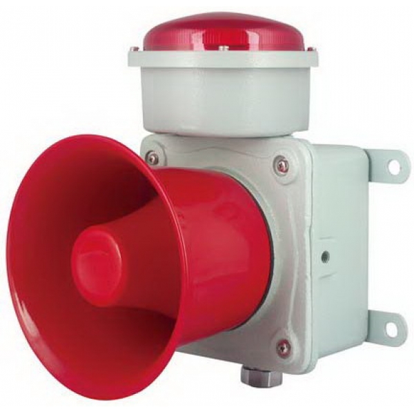 SCSWAL矮灯罩LED重负荷组合式声光报警器,船用声光报警器 语音声光报警器,一体化声光警示灯