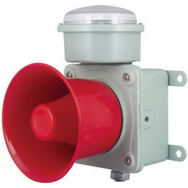 SCSMDL3 大功率 单灯三色多音调 铸铝型 重负荷 船用声光报警器,语音声光报警灯