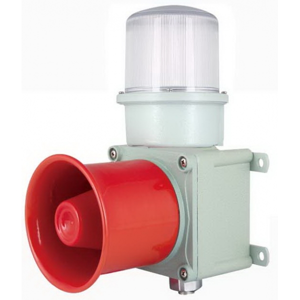 TLEDL3 壁装式,单灯三色多音调 铸铝 重负荷 船用声光报警器 语音声光报警器